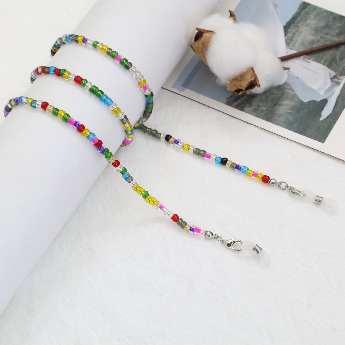 Beaded Eyewear Retainer Chain Brehn