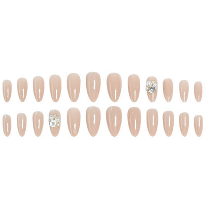 Kunstnagelset mit elegantem Perlendesign und hochglänzender Oberfläche Brehn