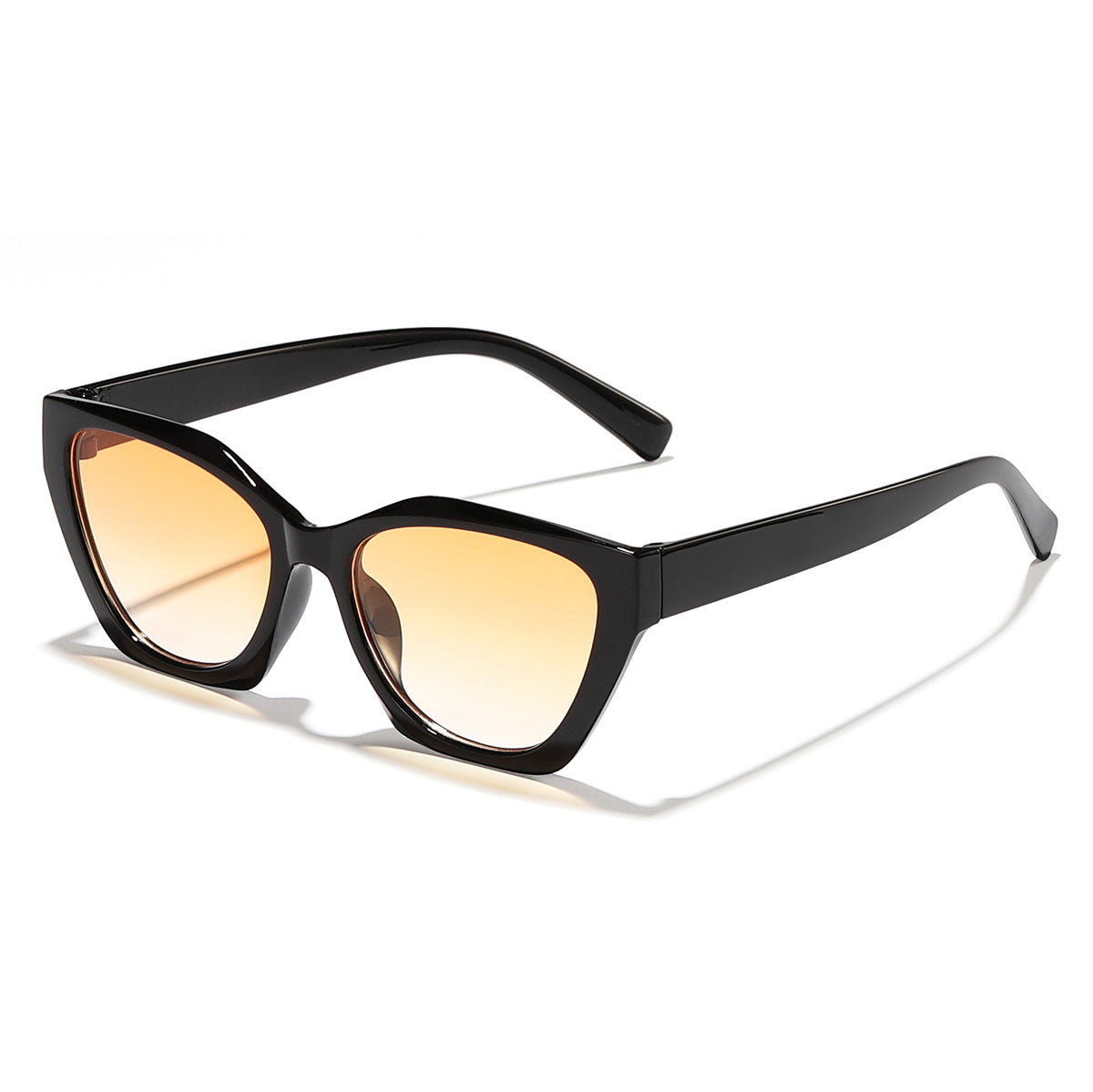 Damen geometrische Sonnenbrille mit modernem, hypoallergenen Kunststoffrahmen Brehn