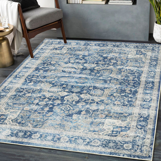 Vintage-inspirierter komplizierter floraler Teppich Brehn