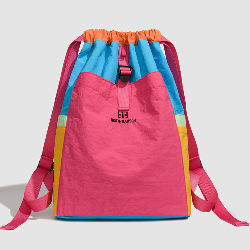 Bunter Kordelzug-Rucksack Brehn