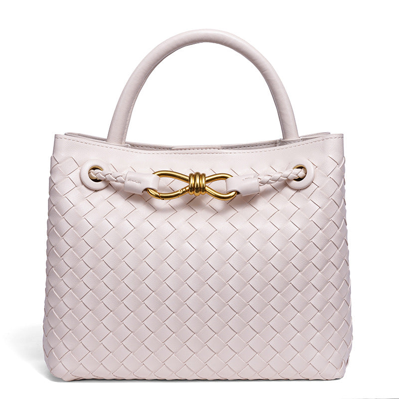 Elegante geflochtene Leder-Tasche Brehn