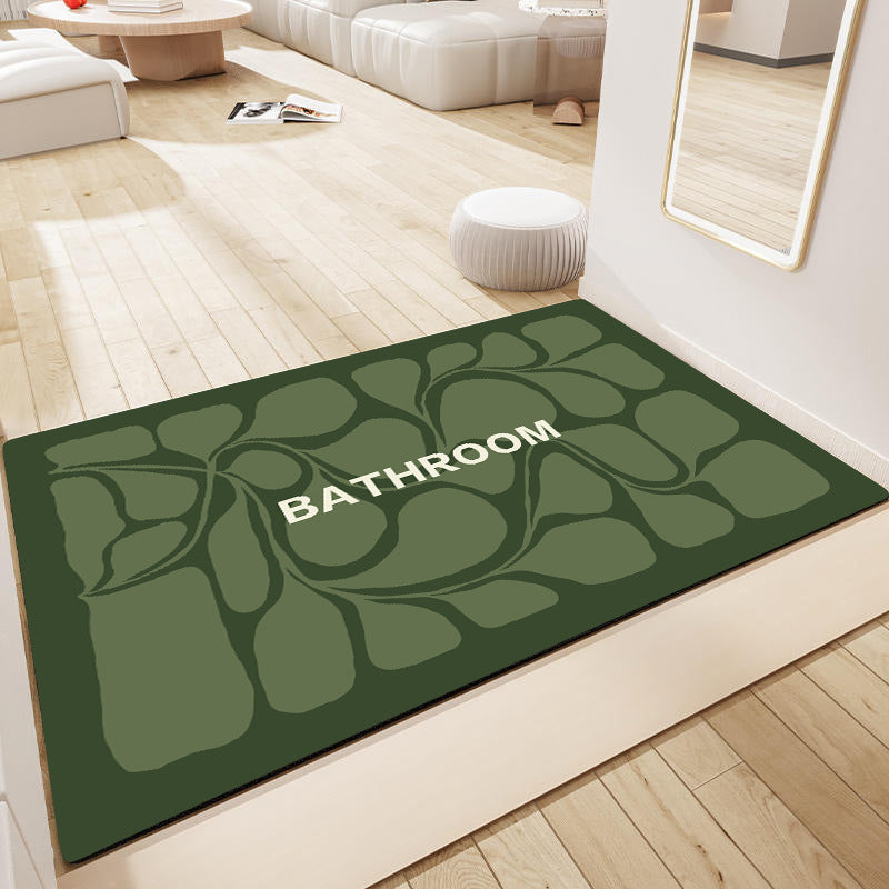 Dekorativer Floral Badezimmermatte Brehn