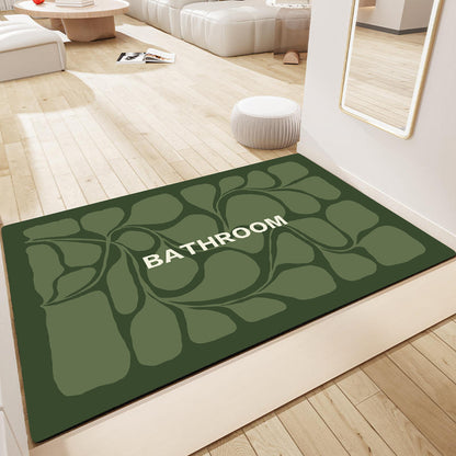 Dekorativer Floral Badezimmermatte Brehn
