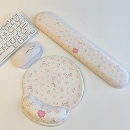 Stilvolle Florale Ergonomische Mauspad