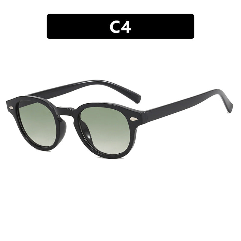 Damen runde Sonnenbrille mit elegantem Design und UV-Schutz Brehn