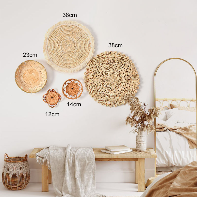 Elegante Wanddekoration Aus Naturmaterialien Brehn