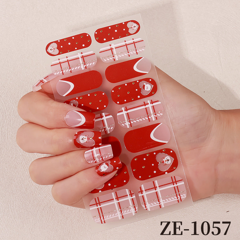 Blumen Design Nagelkunst Wraps