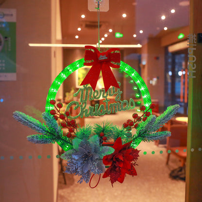 Beleuchteter Weihnachtshkranz Brehn