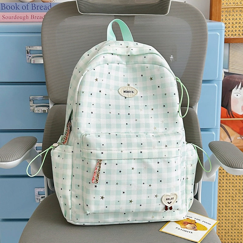 Stylischer kariert Mini Rucksack Brehn
