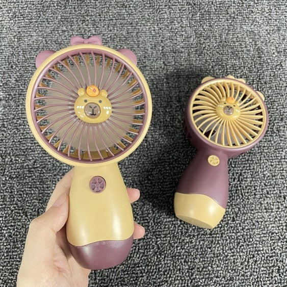 Unisex Tragbarer Mini-Handventilator mit ergonomischem Griff und USB-Ladefunktion Brehn