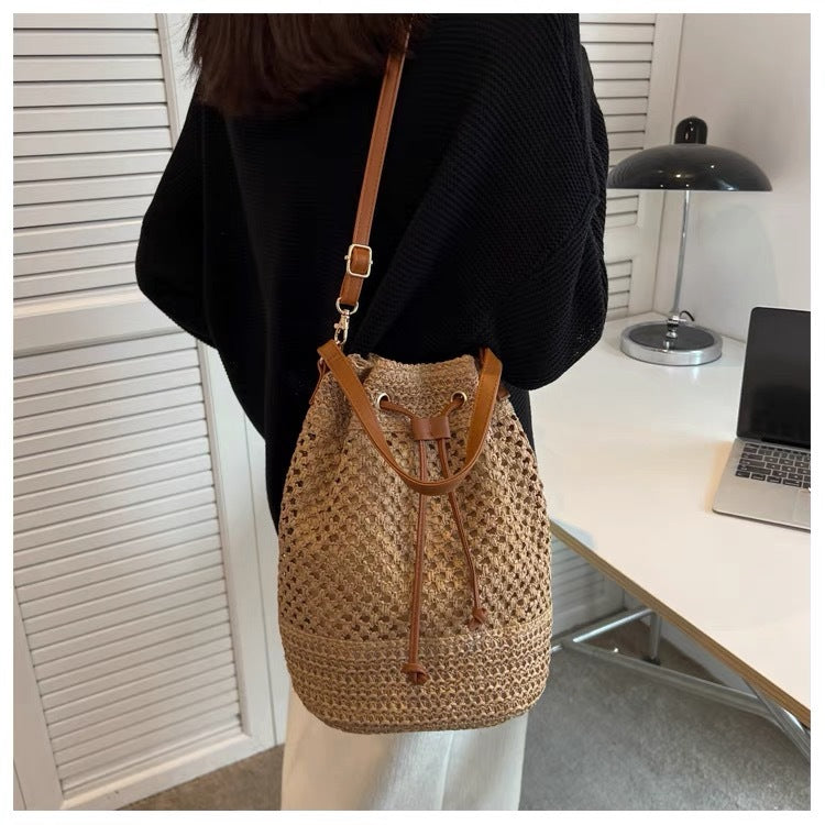 Lässige Rucksacktasche Aus Natürlichem Material Brehn