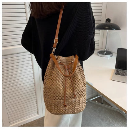 Lässige Rucksacktasche Aus Natürlichem Material Brehn