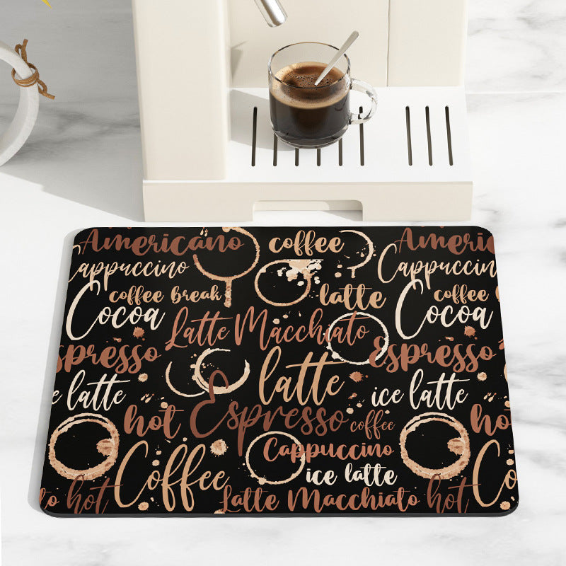 Dekorativer Kaffeeteller