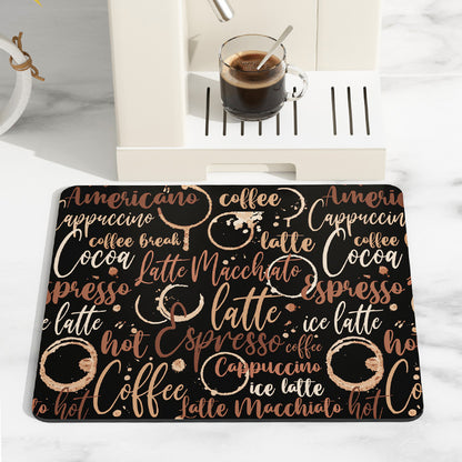 Dekorativer Kaffeeteller
