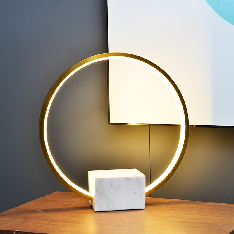 Moderne Zirkular Tischlampe