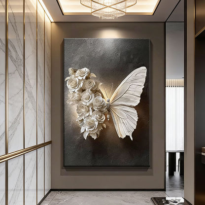 3D Blume Schmetterling Wandkunst Skulptur