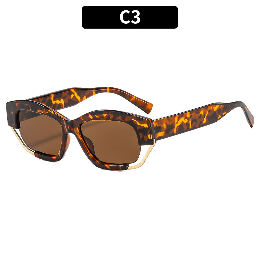 Designer Geometrische Rahmen Sonnenbrille
