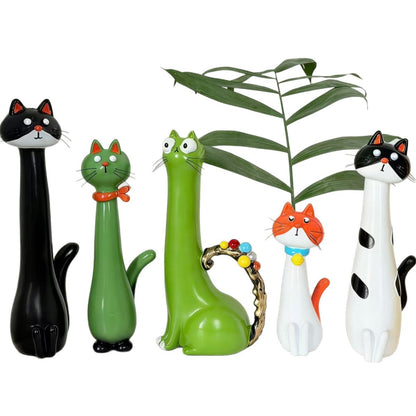 Dekorative Katzenfigur im eleganten Stil Brehn