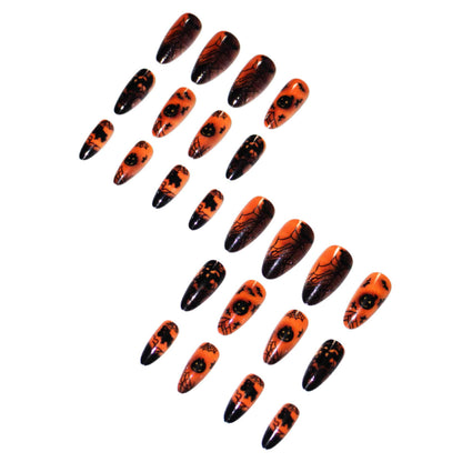 Halloween-Themen Dekorative Press-On Nagelkunst Brehn