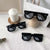 Bold Geometrischer Rahmen Sonnenbrille Brehn