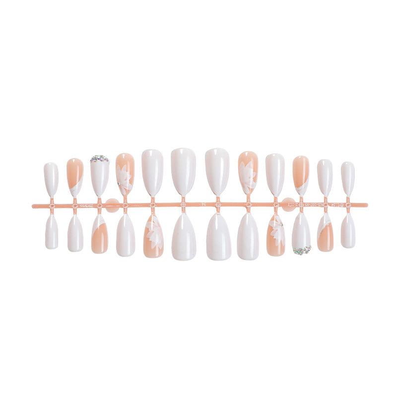 Premium Floral Designed Press-On Nail Set Brehn