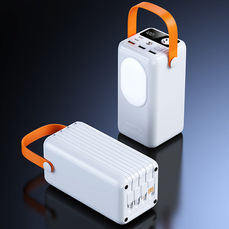 Tragbare Powerbank mit Multifunktionalem Led-Licht und Smart-Ladeanzeige Brehn