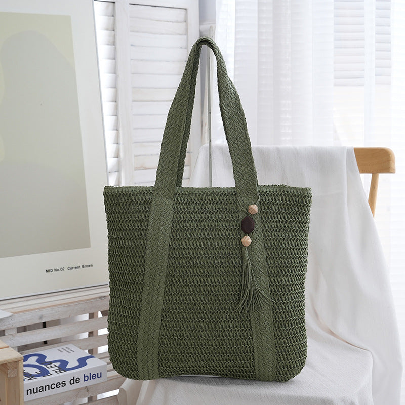 Handgefertigte Strandtasche Aus Hochwertigem Naturmaterial Brehn