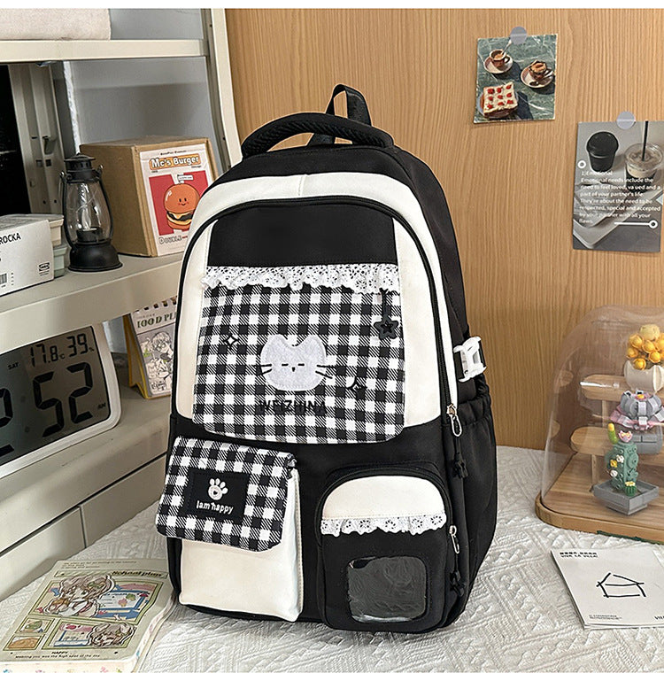 Süßer katzen Themen Schulrucksack