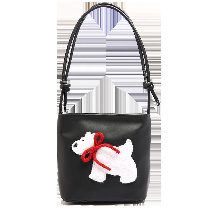 WoCute Teddy Bear Patch Handtasche Brehn