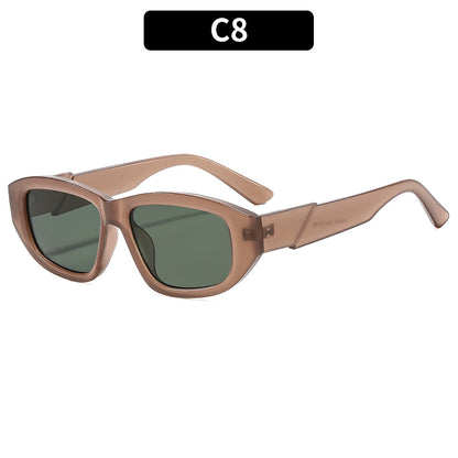 Eckige Retro-Sonnenbrille