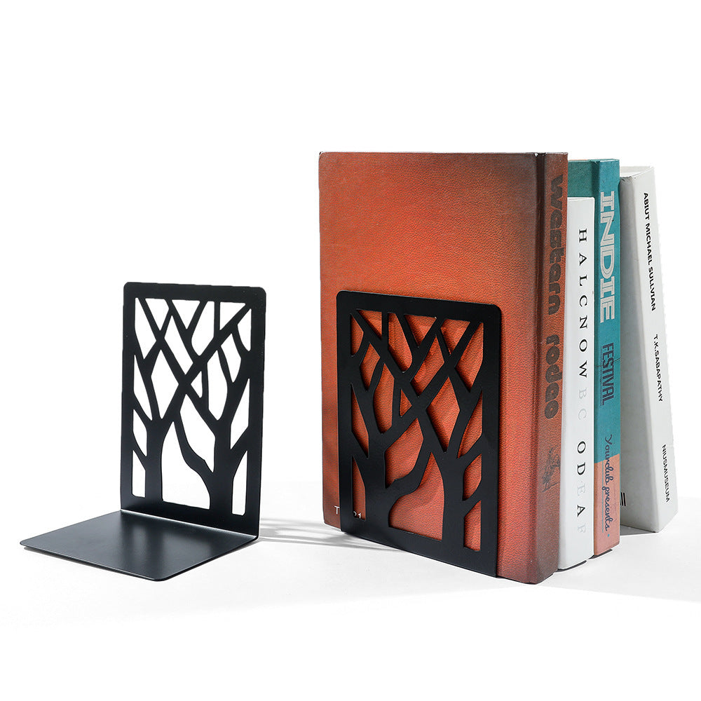Elegantes Baumdesign Dekorative Buchstützen