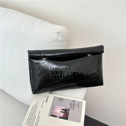 WoElegant Krokodil-Muster Clutch Tasche Brehn