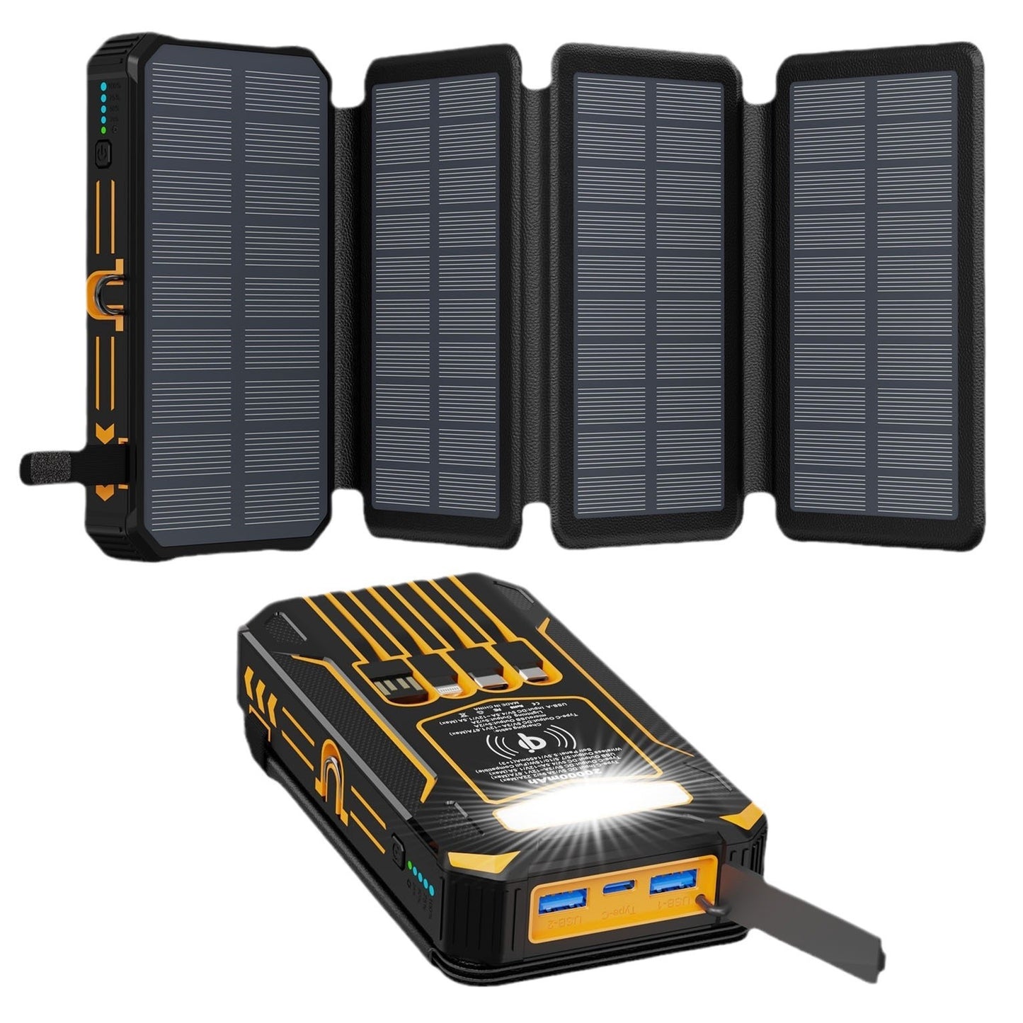 Solarbetriebene Powerbank Mit Schnellladefunktion Von Brehn