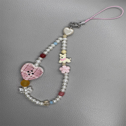 Perlen Handy Charme Halter Brehn