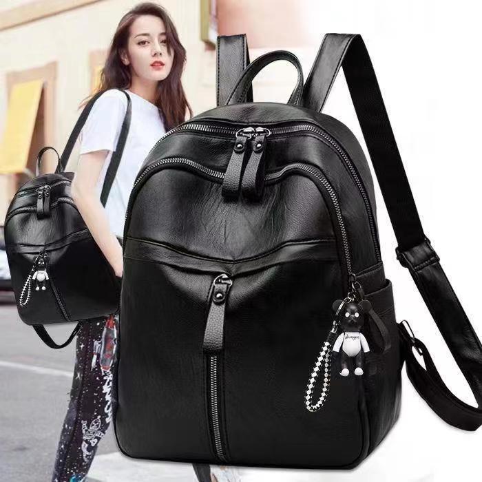 Stylischer Leder-Rucksack Brehn