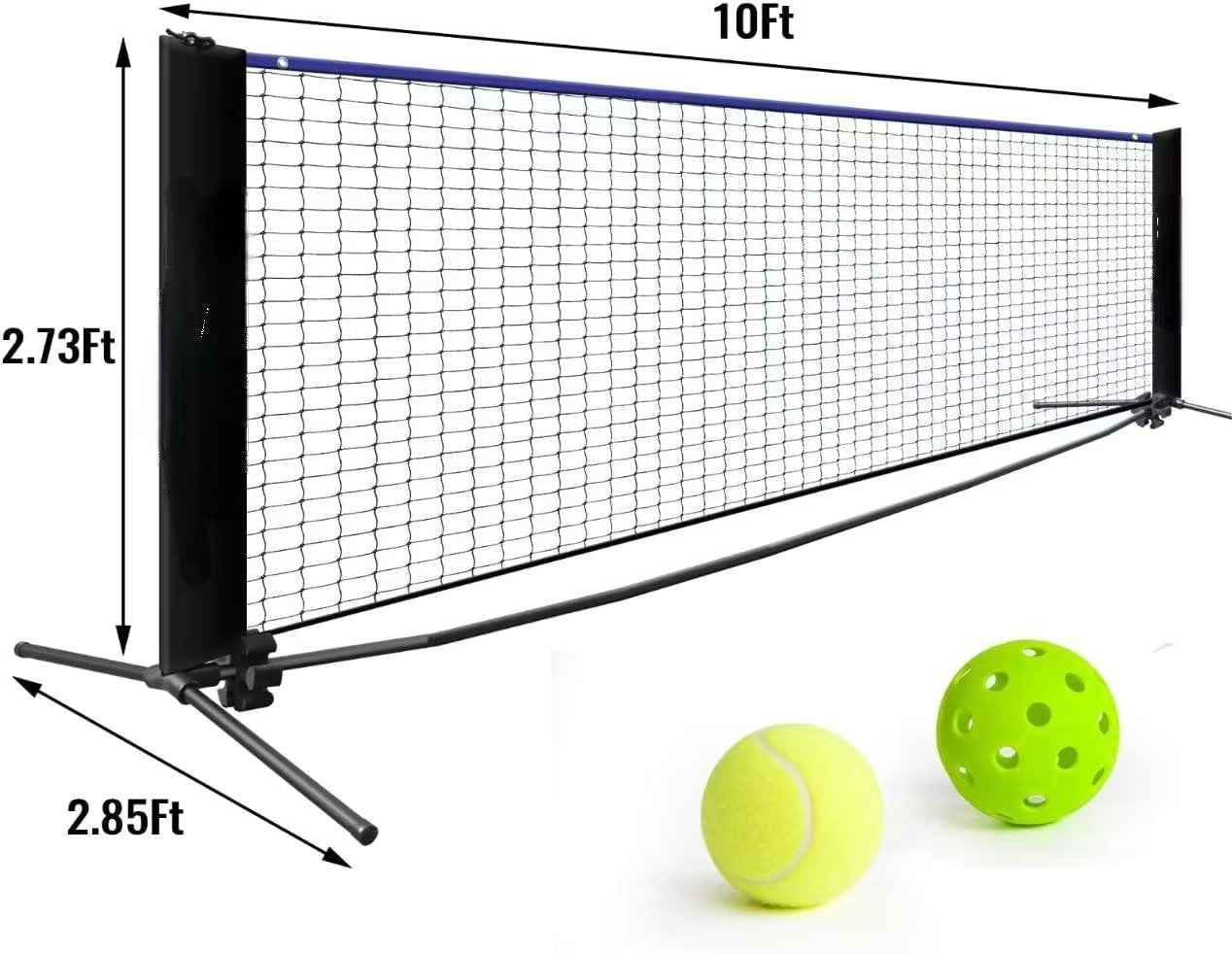 Portables Outdoor Tennisnetzsystem Brehn