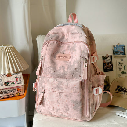 Trendige Sterne und Monde Muster Rucksack Brehn