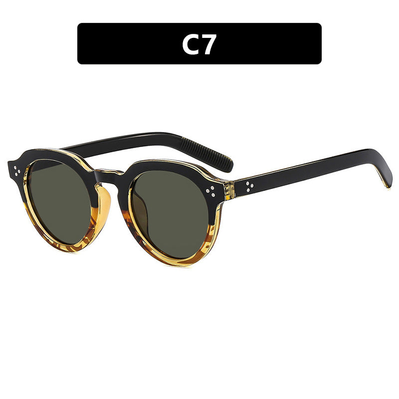 Damen stilvolle runde Brille Brehn