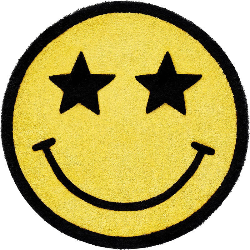Smile Face Dekorative Badematte