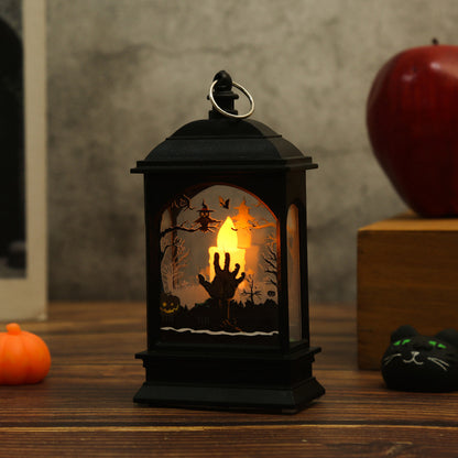 Nostalgische Laterne mit Halloween-Motiv Brehn