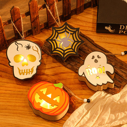 Gruselige LED-Kerze im Totenkopf-Design Brehn