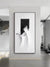 Modern Monochrome Abstracte Leinwandkunst