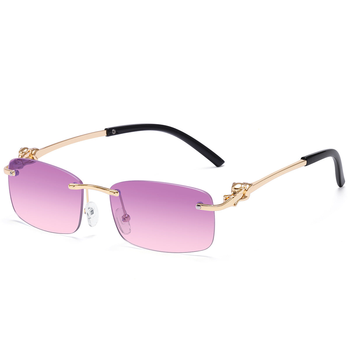 Damen elegante Sonnenbrille mit aufwendig gestaltetem Metallrahmen Brehn