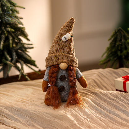 Dekorative Weihnachtsgnom Figur Brehn