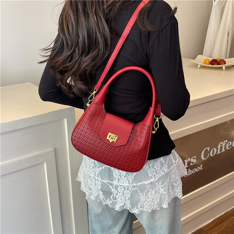 Elegante Gewebte Handtasche