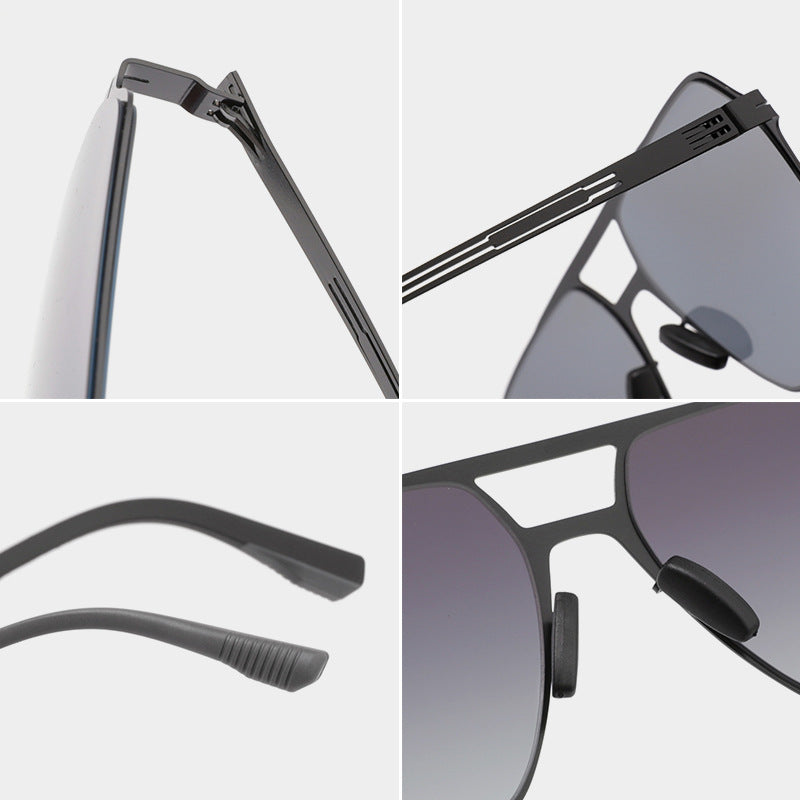 Stylische Quadratische Sonnenbrillen Brehn