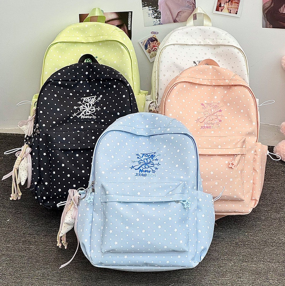 Stylische Schachbrettdruck-Rucksack Brehn