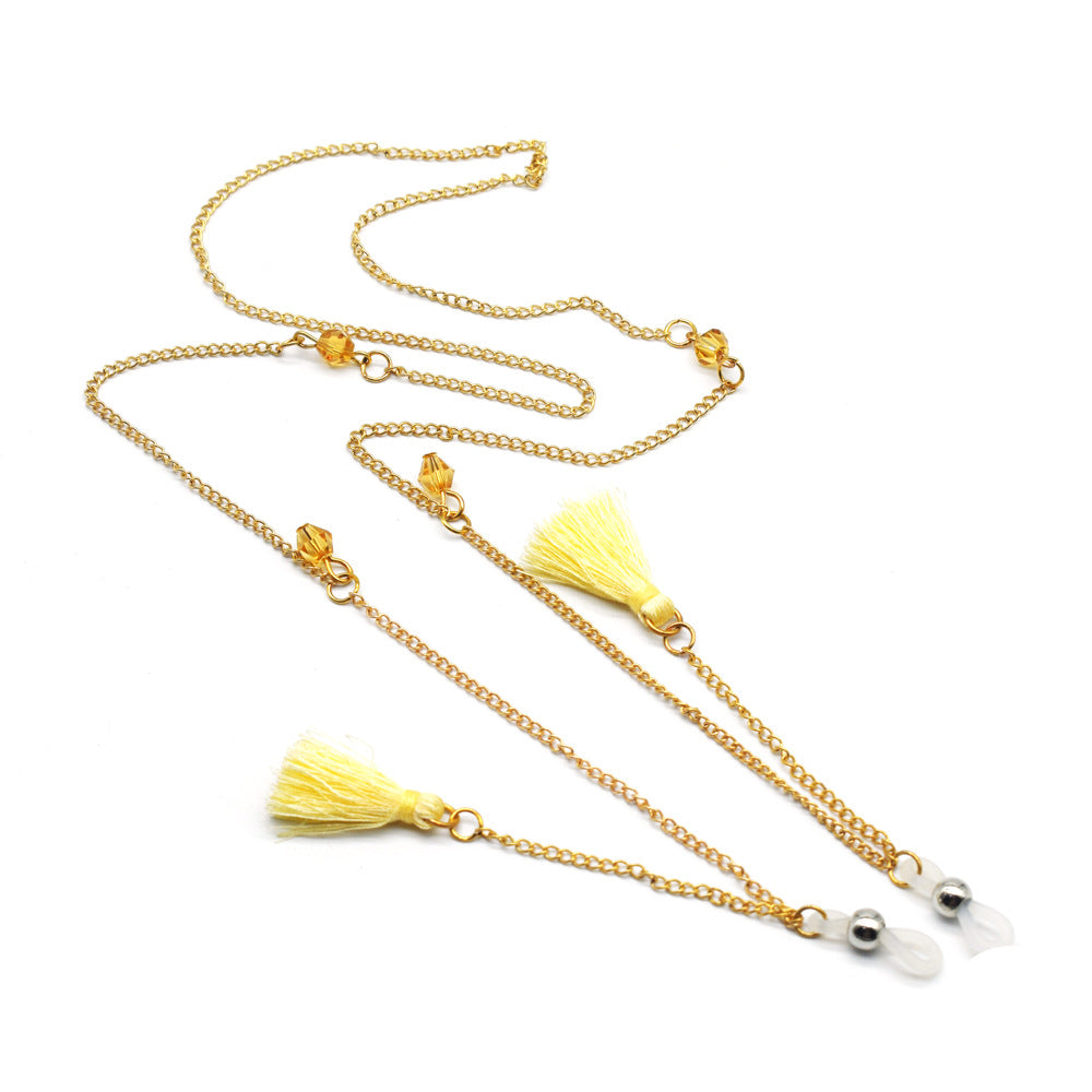 Elegante Quasten Brillen Kette Brehn