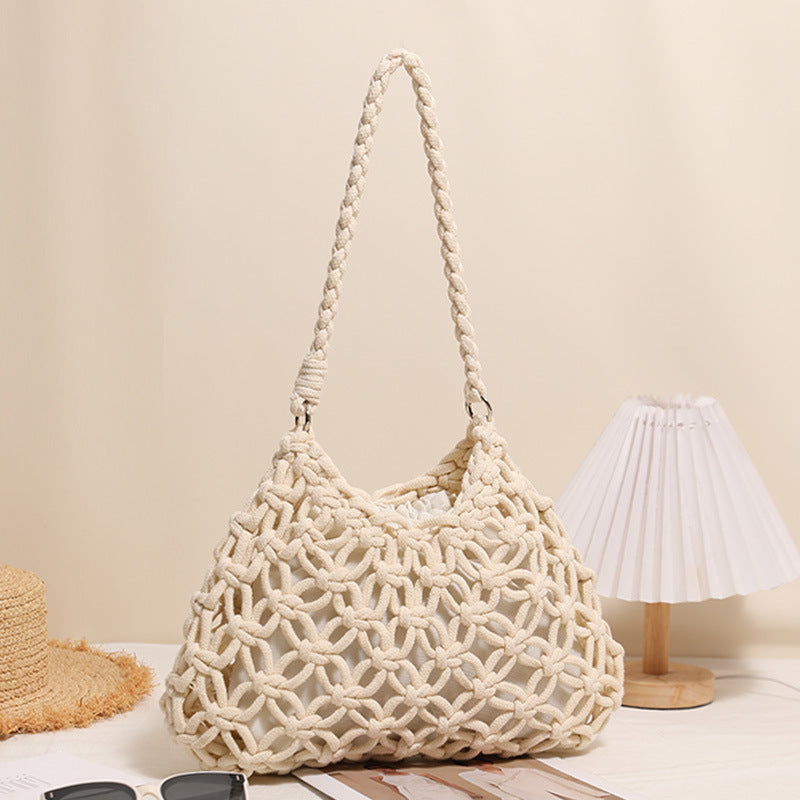 Handgefertigte Makramee Schultertasche Brehn